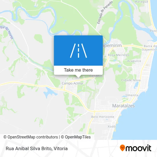 Rua Anibal Silva Brito map