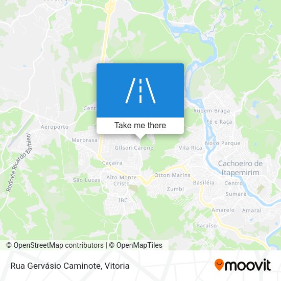Rua Gervásio Caminote map