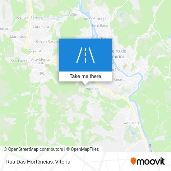 Rua Das Hortências map