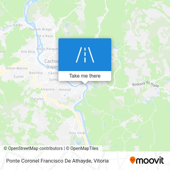 Ponte Coronel Francisco De Athayde map
