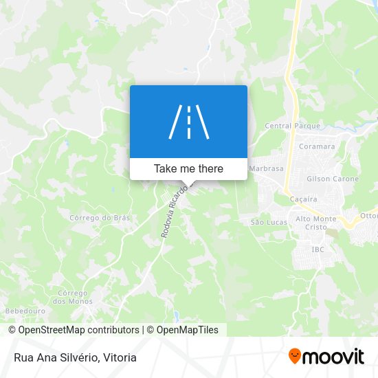 Rua Ana Silvério map