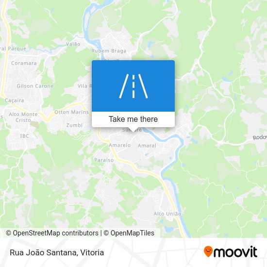 Rua João Santana map