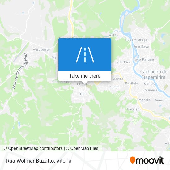 Rua Wolmar Buzatto map