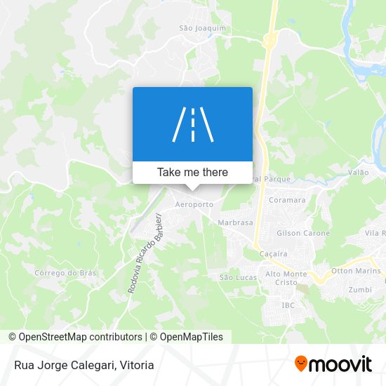 Rua Jorge Calegari map