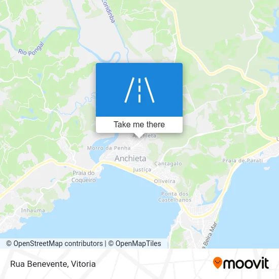 Rua Benevente map
