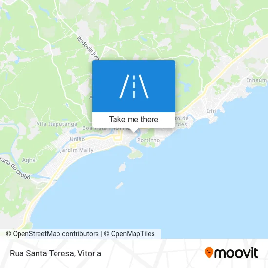 Rua Santa Teresa map