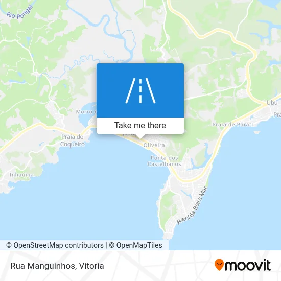 Rua Manguinhos map