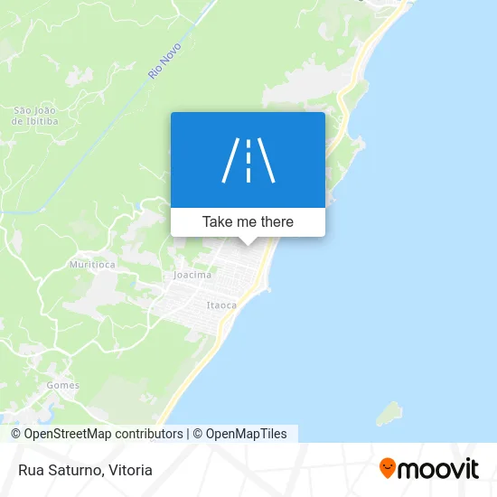 Rua Saturno map