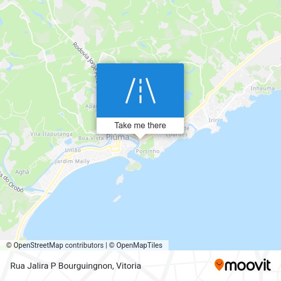Rua Jalira P Bourguingnon map