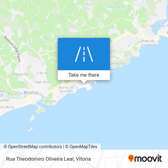 Rua Theodomiro Oliveira Leal map