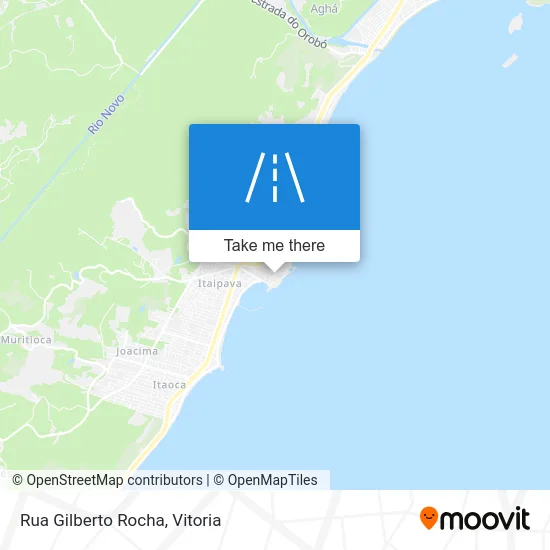 Rua Gilberto Rocha map