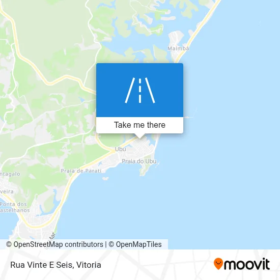 Rua Vinte E Seis map