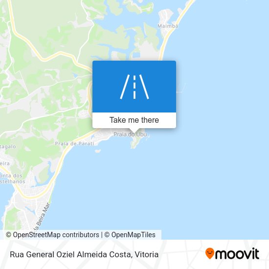 Rua General Oziel Almeida Costa map