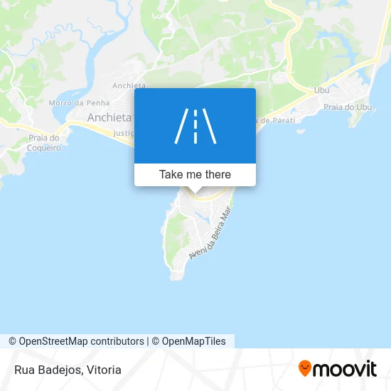 Rua Badejos map