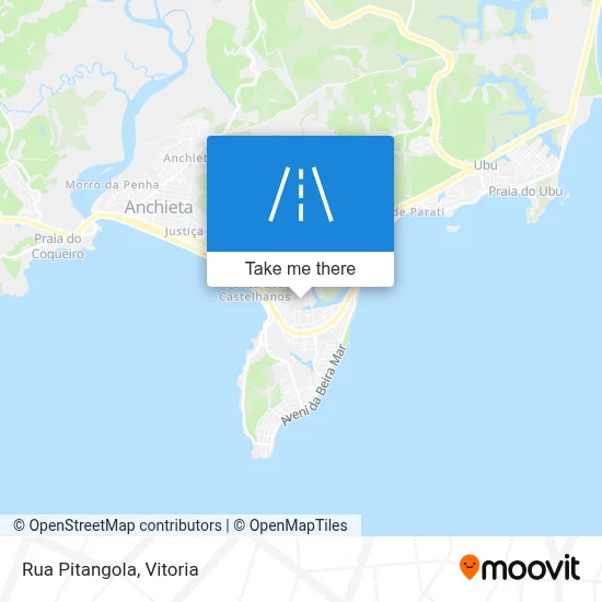 Rua Pitangola map