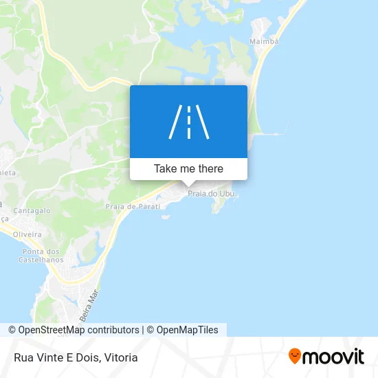 Rua Vinte E Dois map