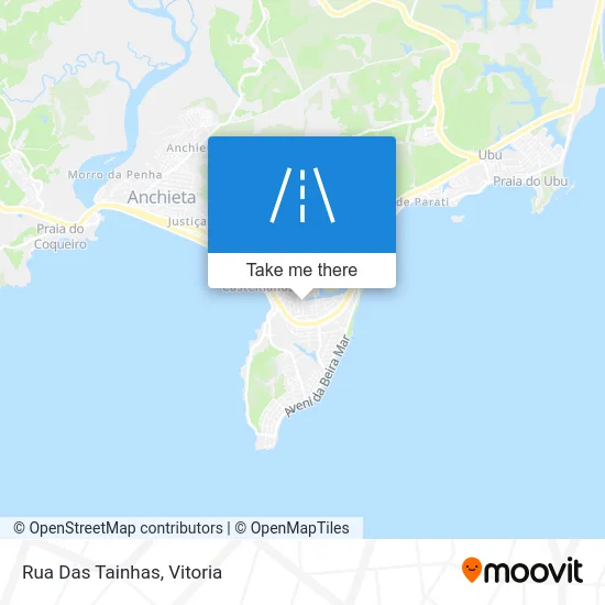 Rua Das Tainhas map