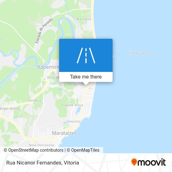 Rua Nicanor Fernandes map