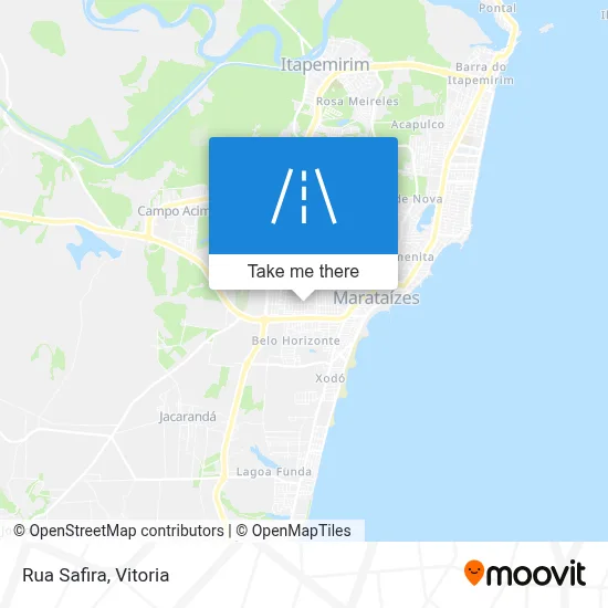 Rua Safira map
