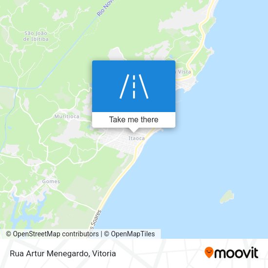 Rua Artur Menegardo map