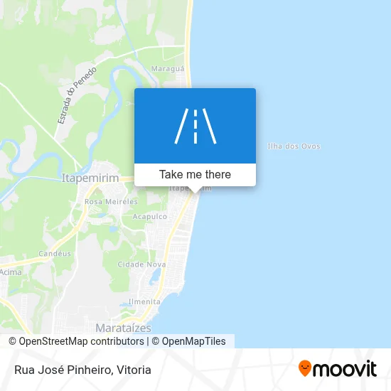 Rua José Pinheiro map
