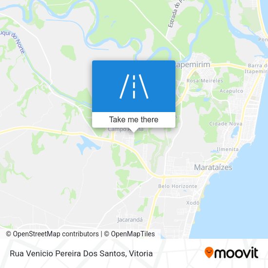 Rua Venicio Pereira Dos Santos map