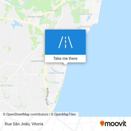 Rua São João map