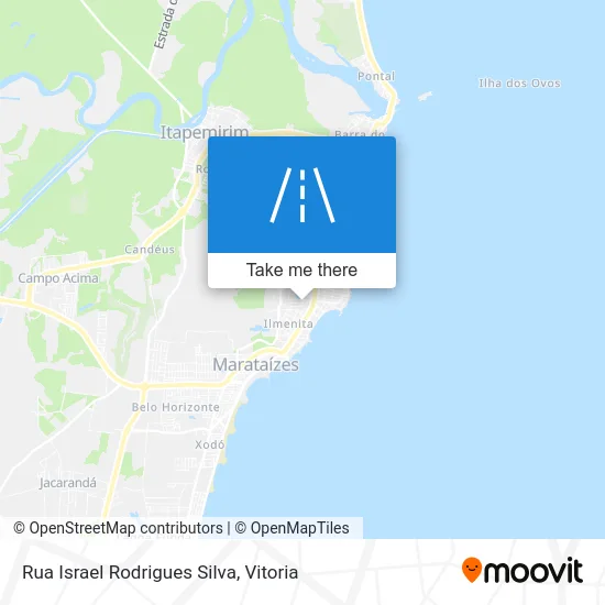 Rua Israel Rodrigues Silva map