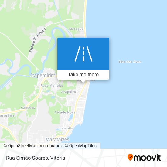 Rua Simão Soares map
