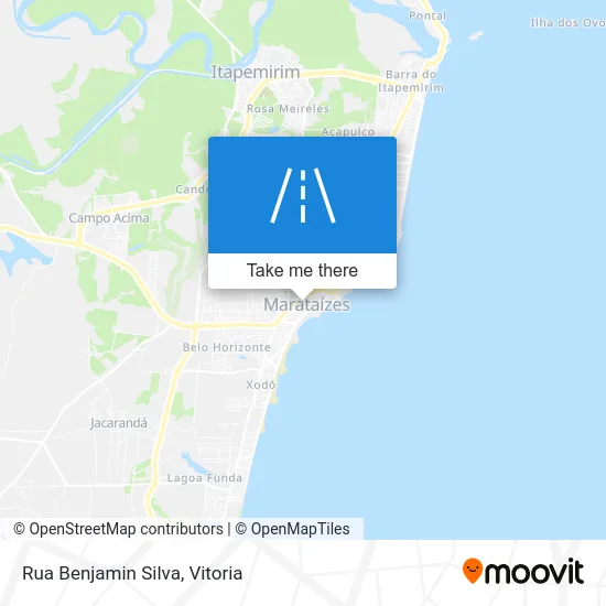 Rua Benjamin Silva map