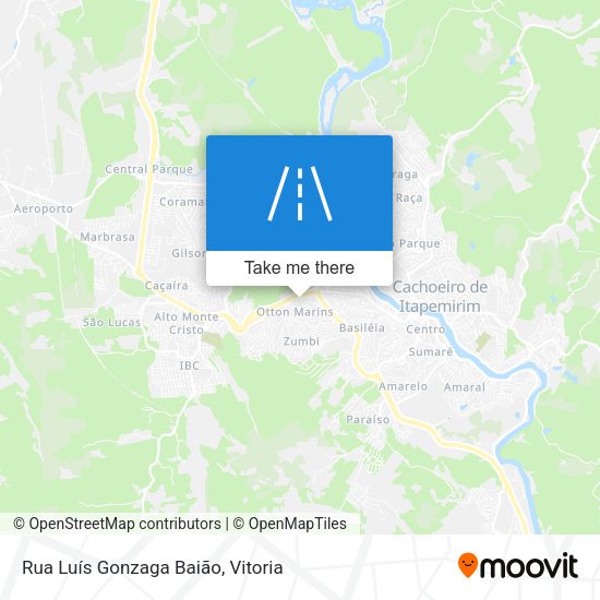 Rua Luís Gonzaga Baião map