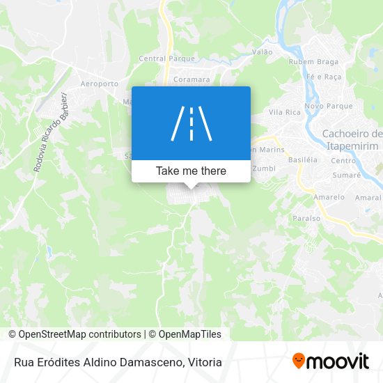 Rua Eródites Aldino Damasceno map