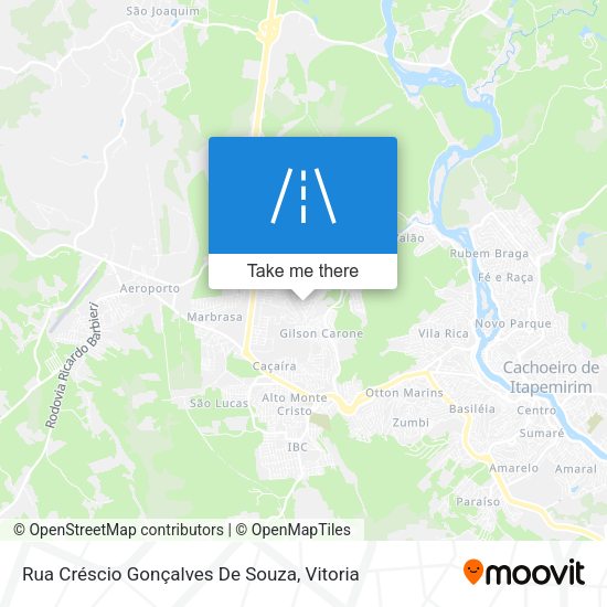 Rua Créscio Gonçalves De Souza map