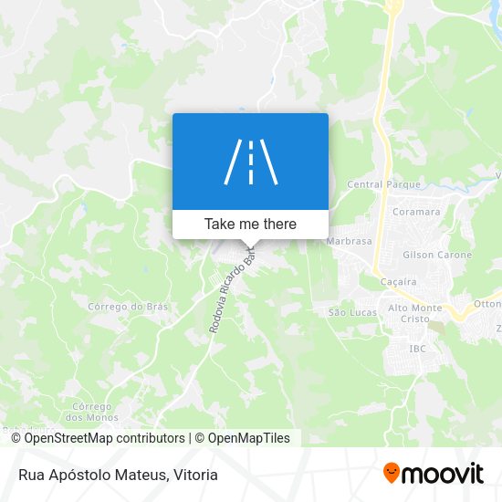 Rua Apóstolo Mateus map
