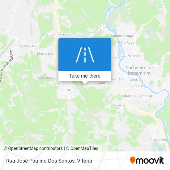 Rua José Paulino Dos Santos map
