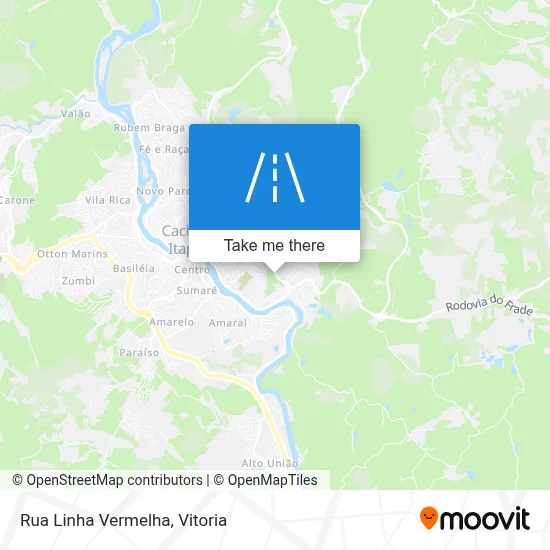 Rua Linha Vermelha map