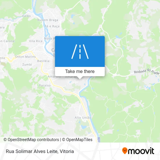 Rua Solimar Alves Leite map