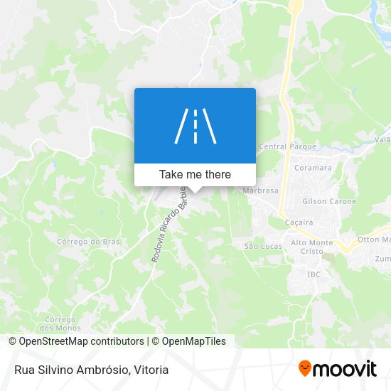 Rua Silvino Ambrósio map