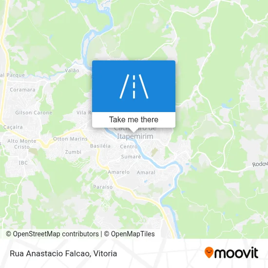 Rua Anastacio Falcao map