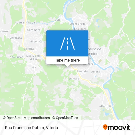 Rua Francisco Rubim map