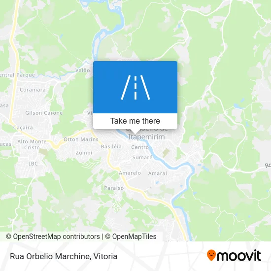 Rua Orbelio Marchine map