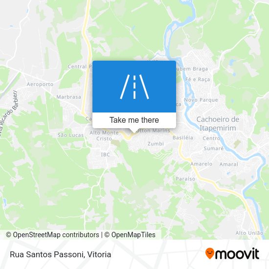 Rua Santos Passoni map