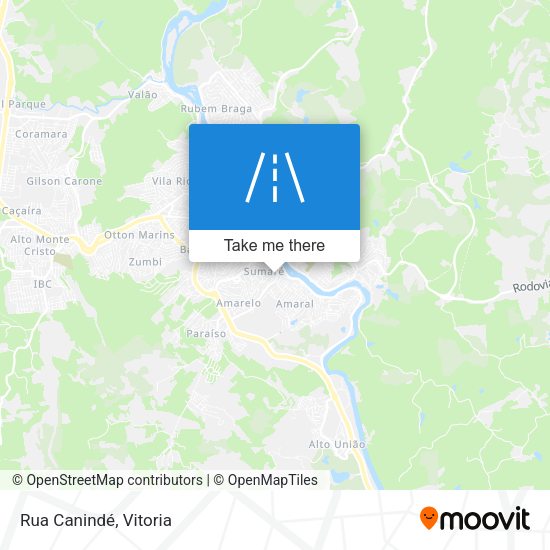 Rua Canindé map