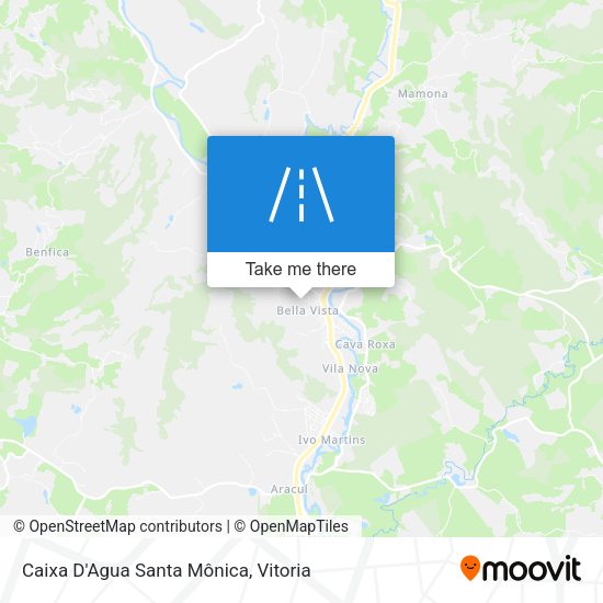 Caixa D'Agua Santa Mônica map