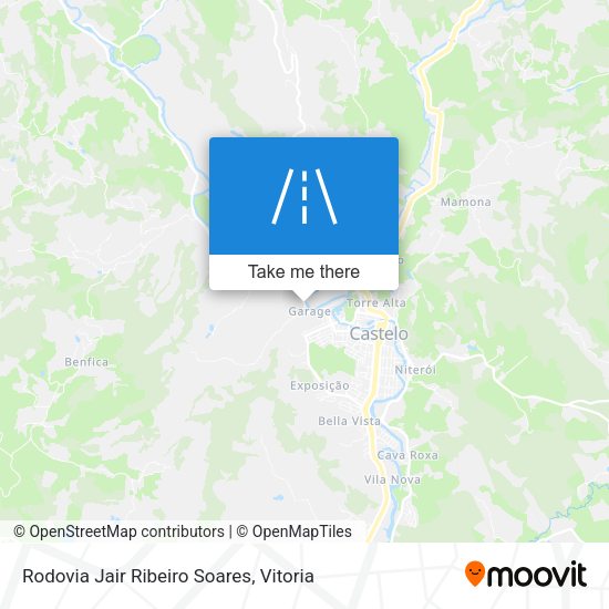 Rodovia Jair Ribeiro Soares map