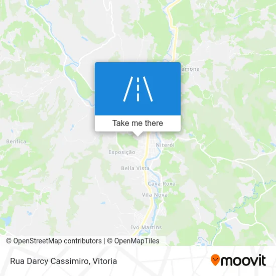 Rua Darcy Cassimiro map