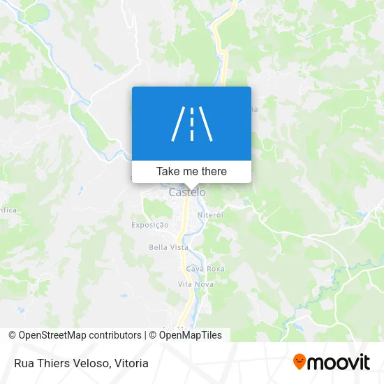 Rua Thiers Veloso map