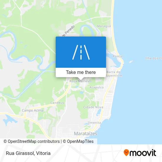 Rua Girassol map