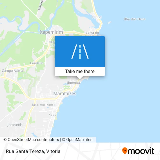 Rua Santa Tereza map