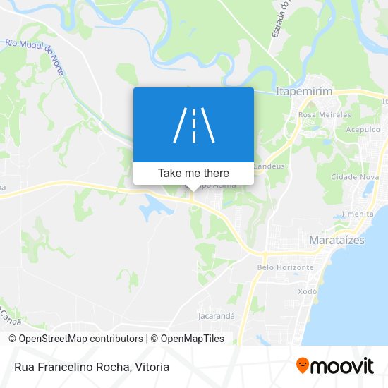 Rua Francelino Rocha map